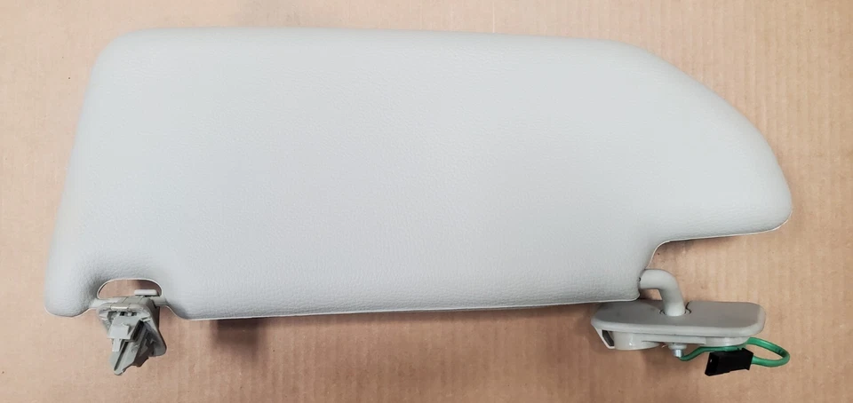 01-04 Volvo S60 V70 XC70 S80 Passenger Right Sun Visor Tan OEM Foto 2 de 4