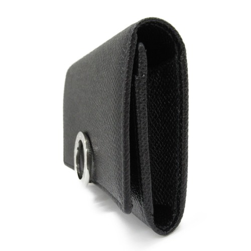 BVLGARI tarjetero estuche 30420 piel de becerro negro NUEVO unisex SHW - Imagen 3 de 10