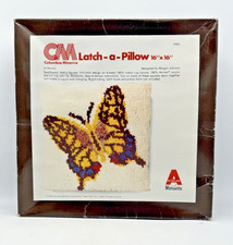 Columbia Minerva Latch a Pillow Swallowtail Butterfly 16x16 STARTED READ