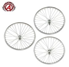 Altaline 24 X 1.75 Steel Front Coaster Or Free Wheel 36 Spoke Heavy Duty 12g.