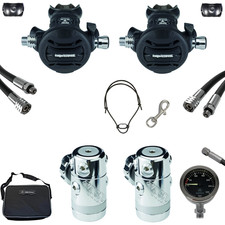 SF-1: Apeks XTX 50 set doppi dispositivi - gomma nera - gomma HD - SPG 0-360 bar