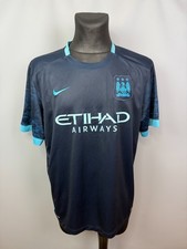 MANCHESTER CITY 2015 2016 AWAY SHIRT FOOTBALL SOCCER JERSEY NIKE SIZE XL