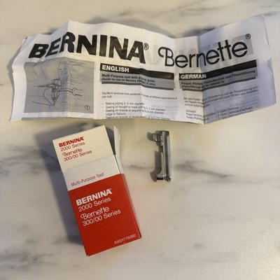 Bernina Bernette Multi-Purpose Foot 2000 Series Open Box 300/00 Series See Quilt