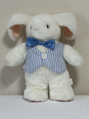 Hallmark Cards 12 Inch White Uncle E Bunny Rabbit Plush Stuffed Toy Rabbit Clean