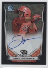 2014 Bowman Chrome Prospect Black Wave Refractor 46/50 Jamie Westbrook Auto 2u8
