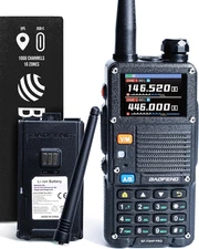 BAOFENG BF-F8HP PRO 10 W Tri-Band Two-Way Radio – UV-5R 7Th Gen, 1000 Channels,