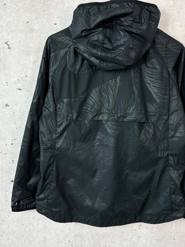 Nike Barcelona Printed Big Logo Nylon Black Light Jacket Size L - Picture 10 of 15