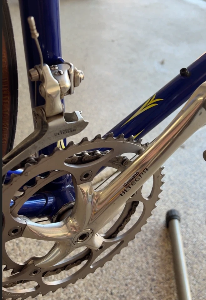 Tommasini Sintesi 1999 59 cm azul - Columbus Neuron Steel - Ultegra 6500 9 velocidades Foto 3 de 4