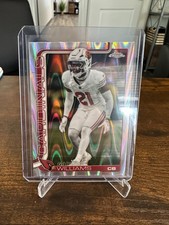 2025 Topps Chrome Garrett Williams #6 PINK RAYWAVE REFRACTOR - Arizona Cardinals