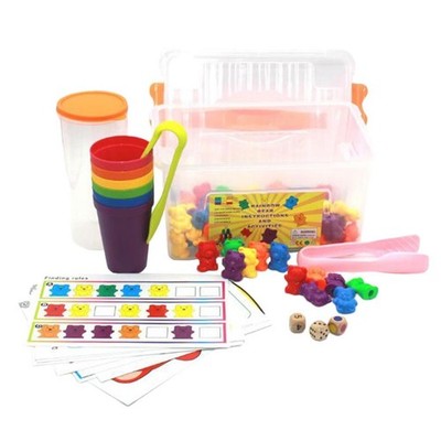 90 Stück Bärenzähler Mathematik Zählen und Sortieren Spielzeug
