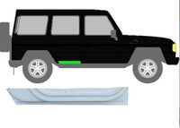 TüRleiste Innen FüR Mercedes G ? Klasse W460 W461 W463 1979 ? 2021 Hinten Rechts
