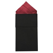 Mens Pre-Folded Pocket Squares on Card Pocket Handkerchief for Suit Accessori...