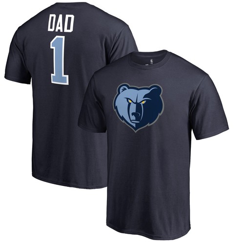 Herren T-Shirt Navy Memphis Grizzlies #1 Dad