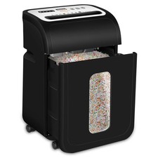 Paper Shredder for Home Office14-Sheet 60-Mins Micro Cut Shredder with US Pat...