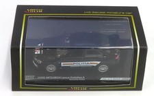 1/43 MITSUBISHI Lancer Evolution X Romanian Police black x white Diecast