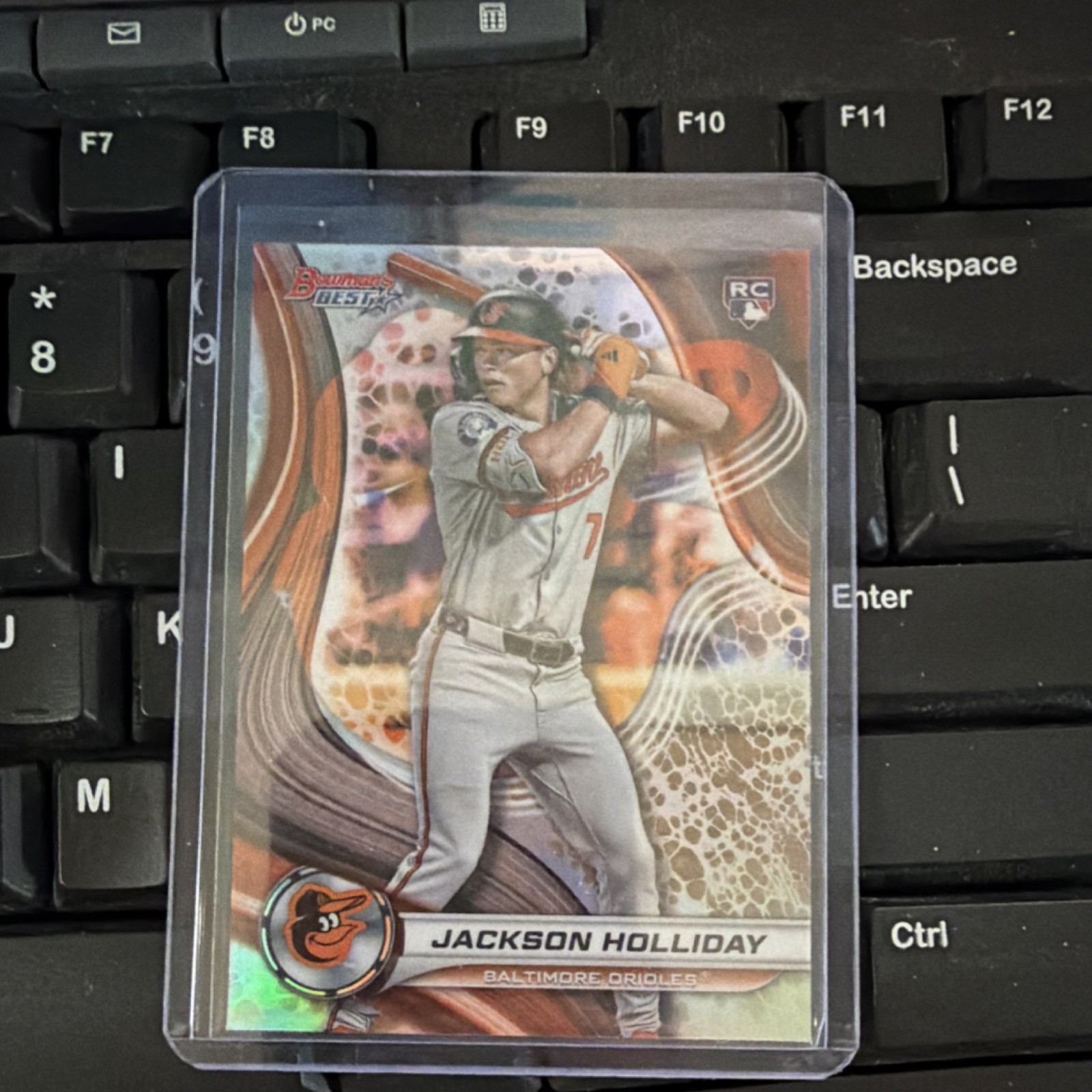 Topps 2024 Bowman's Best #13 Jackson Holliday Baltimore Orioles Rookie refractor