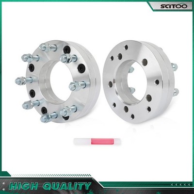 2X 2'' 51mm Wheel Adapters 5x5.5 to 8x6.5 14x1.5 For Ram 1500 2012-2018 2017 2014