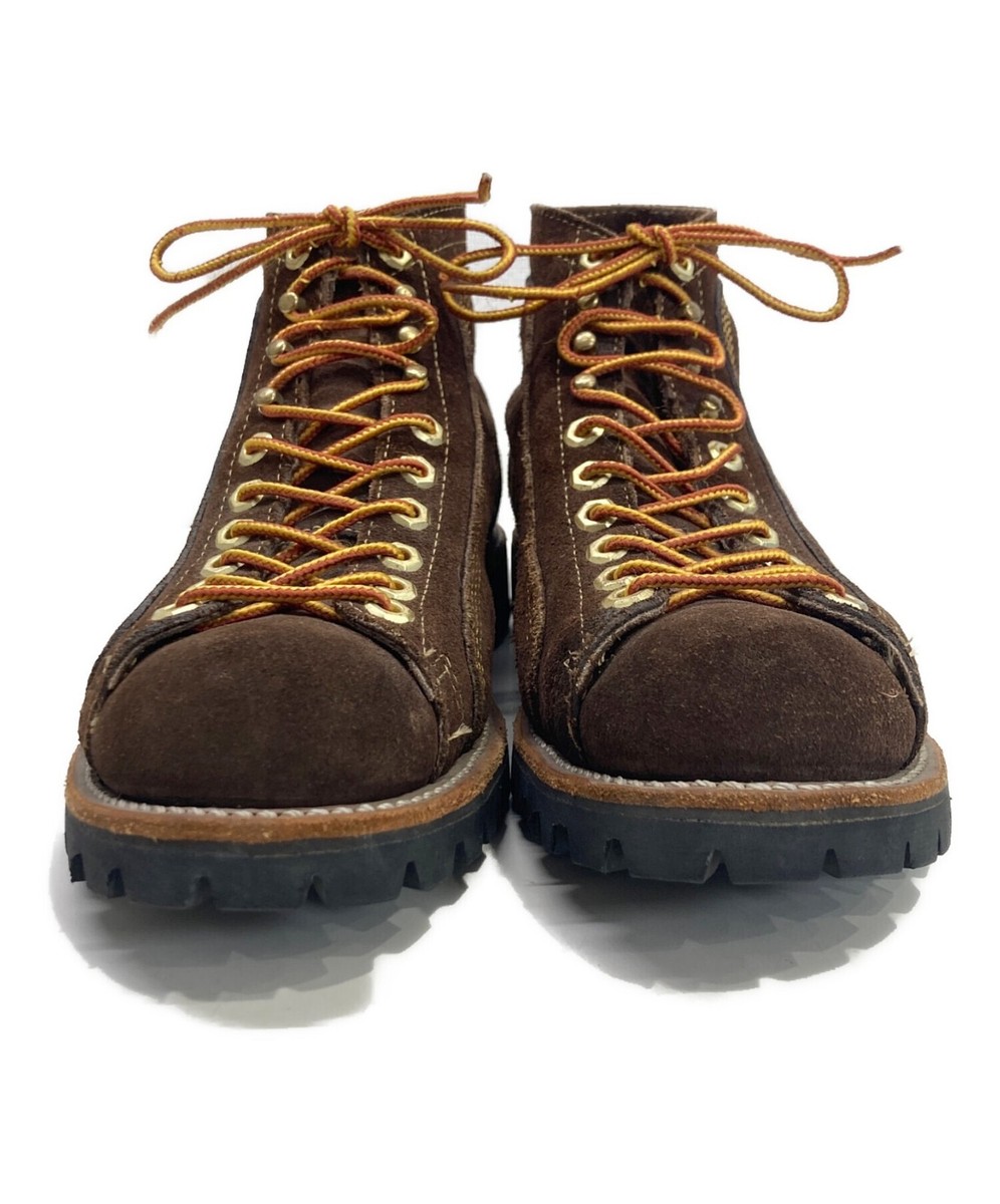 Thorogood Roofer Boots Brown Cow Suede US8 Work Boots USA Made | eBay