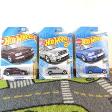 Hot Wheels '94 Audi Avant RS2 Lot Red Blue Silver Wagon Bundle JDM Euro