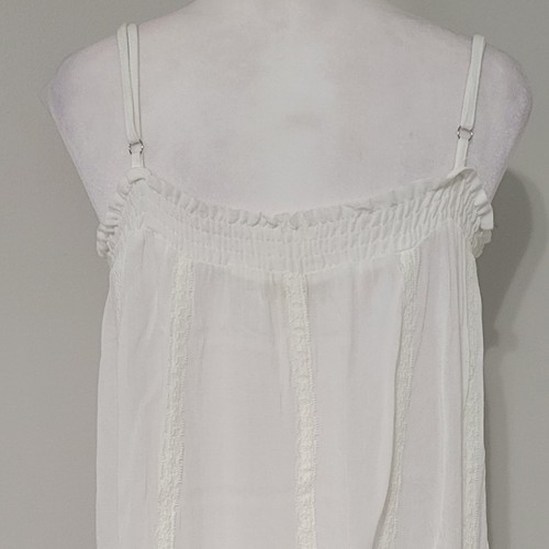 POL Womens Tunic Tank Top Small Boho Fairy Angelcore Cottagecore Lace Trim Flowy - Picture 7 of 9