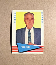 1961 Fleer Baseball Greats Ford Frick #29 Vintage Baseball Card! Near Mint