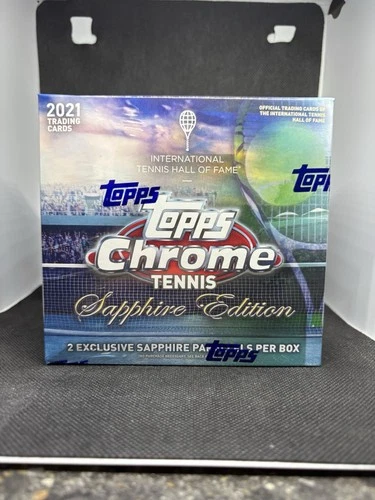 2021 Topps Chrome Sapphire Edition Tennis Hobby Box Sealed
