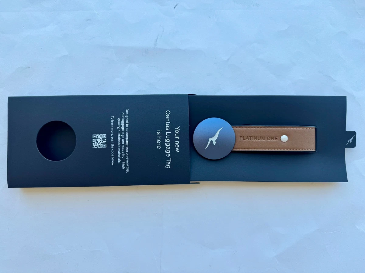 Qantas PLATINUM ONE Luggage Bag Tag - new, unused and in original packaging