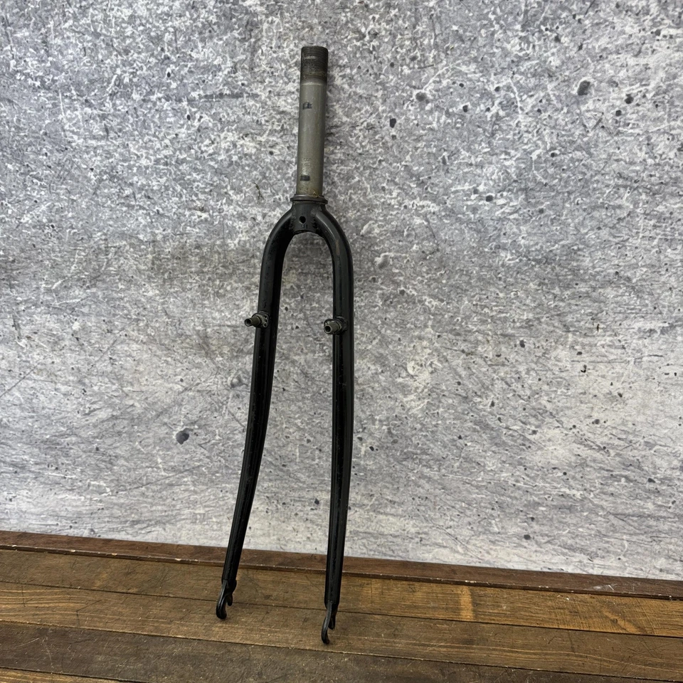 Vintage 700c Steel Fork 1 Inch Threaded 25.4mm Canti Short 5.5 in Steer 1990 - Image 3 of 4