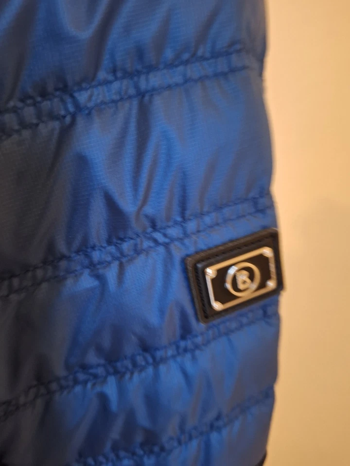 Bogner ultraleichte Daunen Jacke Gr.40 top Zustand Np 499.- Softshell blau - Bild 4 von 4