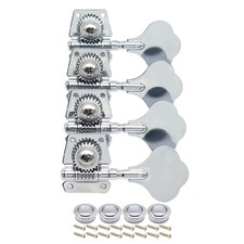 4L Silver Vintage Open Style 4-strings Bass Tuning Pegs Tuners Machines Heads