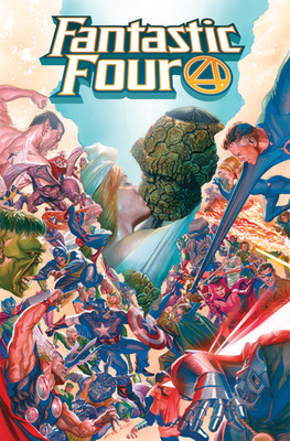 PRESALE Fantastic Four Omnibus by Dan Slott Vol 1 ALEX ROSS DM COVER Marvel HC