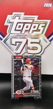 2026 Topps #338 TJ Friedl Silver Crackleboard Foil Board