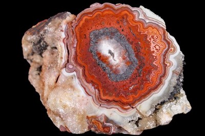 Seltener Achat/ Agate from Mexico/ Mexiko, Fundstelle Crazy Lace!
