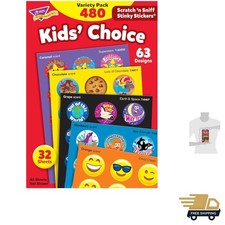 Adesivi Puzzolenti Scelta Bambini, Profumati Scratch 'N Sniff, Divertimento per Ricompense, Ince...