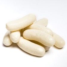 Attrappen 10 Stück Würstchen weiß, Weißwurst, Bayern,Oktoberfest Deko,Dumy