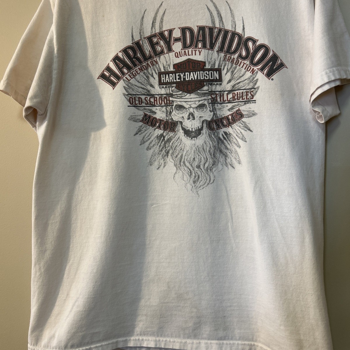 Vintage Harley Davidson Mens Tshirt Sz Medium Triples Morgantown