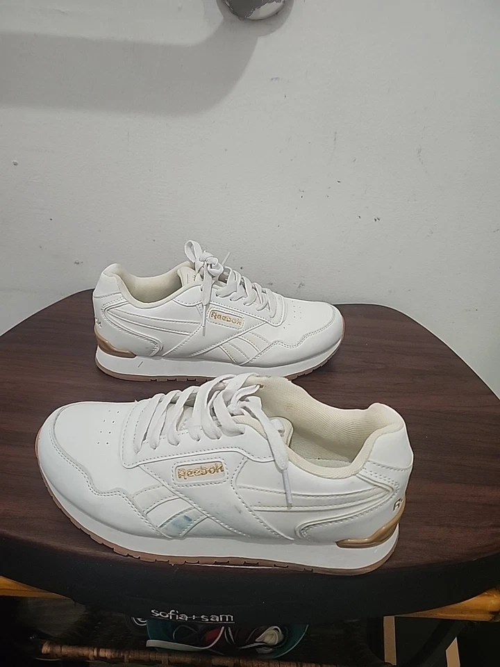 Женские туфли Reebok 7. 5 Glide облако белый теннис кроссовок 30115WWYT - Изображение 4 из 4