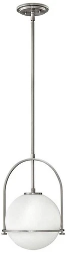 Hinkley Somerset 11 1/2" Wide Brushed Nickel Mini Pendant Light - Picture 2 of 10