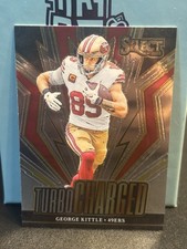 Panini 2023 Select Turbocharged George Kittle TUR-GKI 49ers NFL Football Insert
