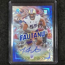 2024 Luminance Football TROY FAUTANU Rookie Luminance Auto Blue 32/50 #116