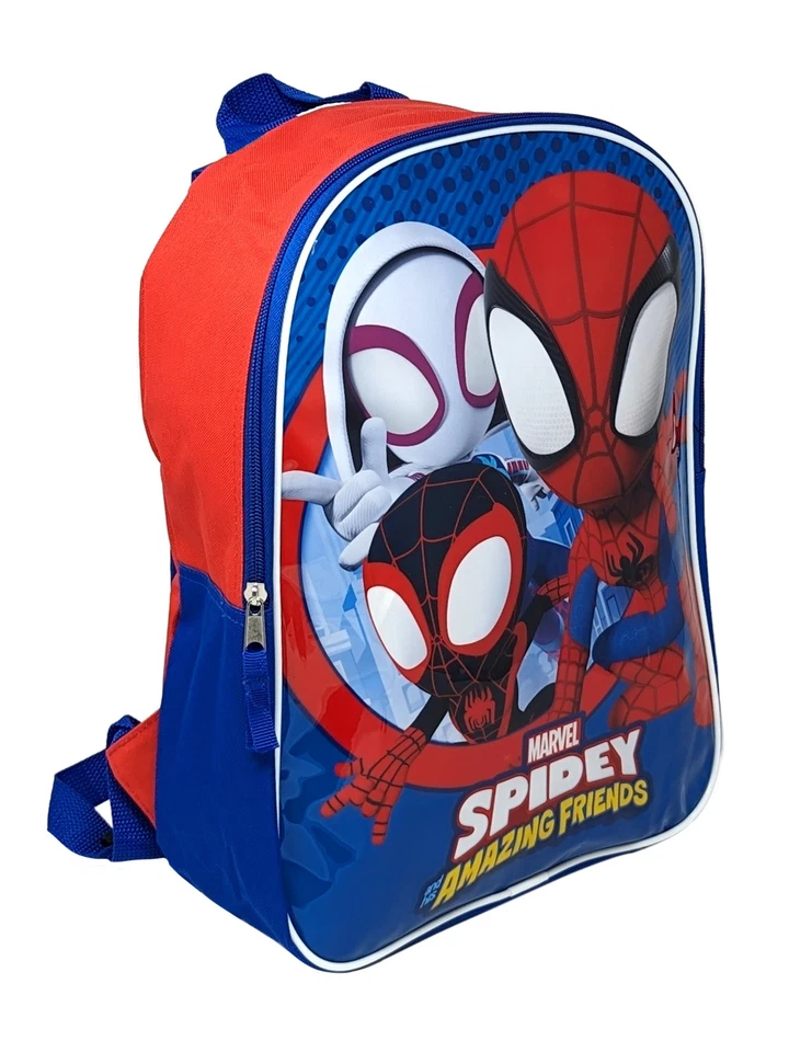 Spidey & Friends Backpack 15" Marvel w/ Sliding Pencil Case Set - Image 4 of 4