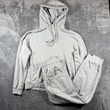 Ksubi Set Men  s Small Sweatset Gray Track Suit 4x4 Biggie Hoodie Sweatpants
