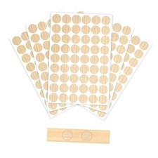 0.78inch 5 Sheets/270PCS Adhesive Screw Stickers Screw Hole Covers Hole