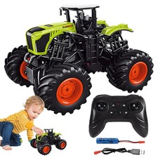 Ferngesteuerter Traktor 1:16 RC, RC Traktor mit Anhänger 2,4GHz 8-Kanal