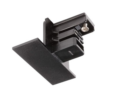 3-Phasen Schienensystem, D Line DALI Endkappe für Einbauschiene, schwarz, Graphi