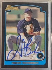 2003 Bowman JEREMY BONDERMAN Tigers In-Person Signed Autographed AUTO