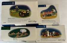 LOT OF 4 Dept 56 Halloween Village Accessories