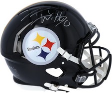 T.J. Watt Pittsburgh Steelers Signed Riddell Speed Authentic Helmet