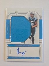 Jonathan Mingo Rookie Jersey Auto #'d /99. National Treasures 2023 Football Auto