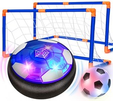 Hover Soccer Ball Set with 2 Goals, Indoor Toys for Boys Age 6-8, Kids Soccer...